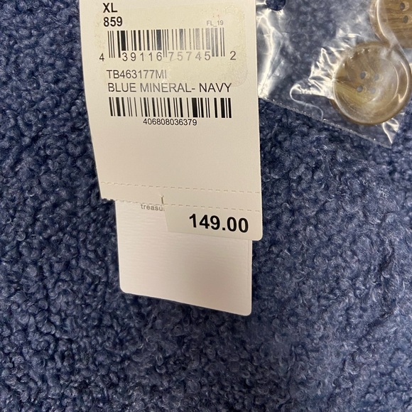 Treasure & Bond Mixed Media Shacket Various Sizes New With Tags - Picture 3 of 10